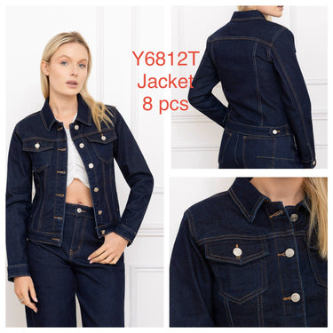 Veste Denim Classique & Jean Droit - Blue