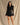 Blouse Chic en Dentelle Florale – Noir