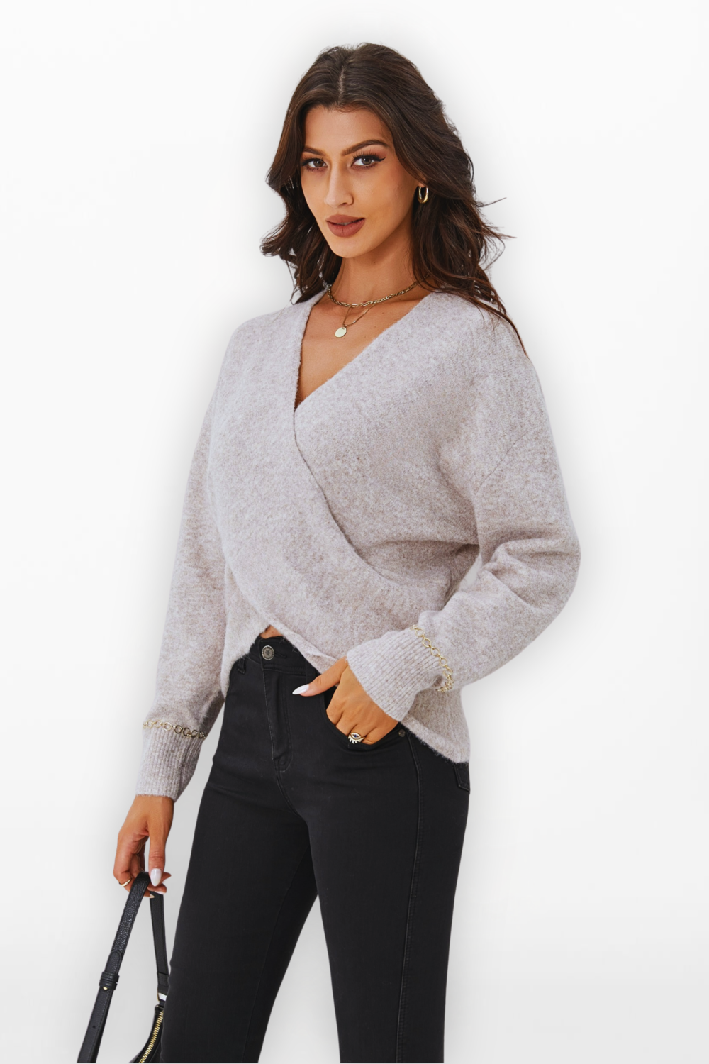 Amiyah Women Top gris-f