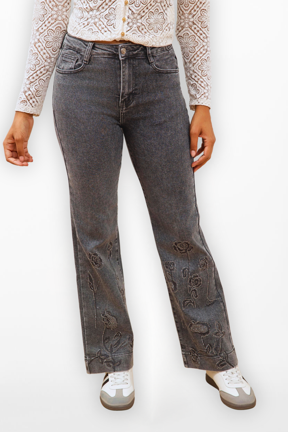 Izietta Women Denim j gris-f