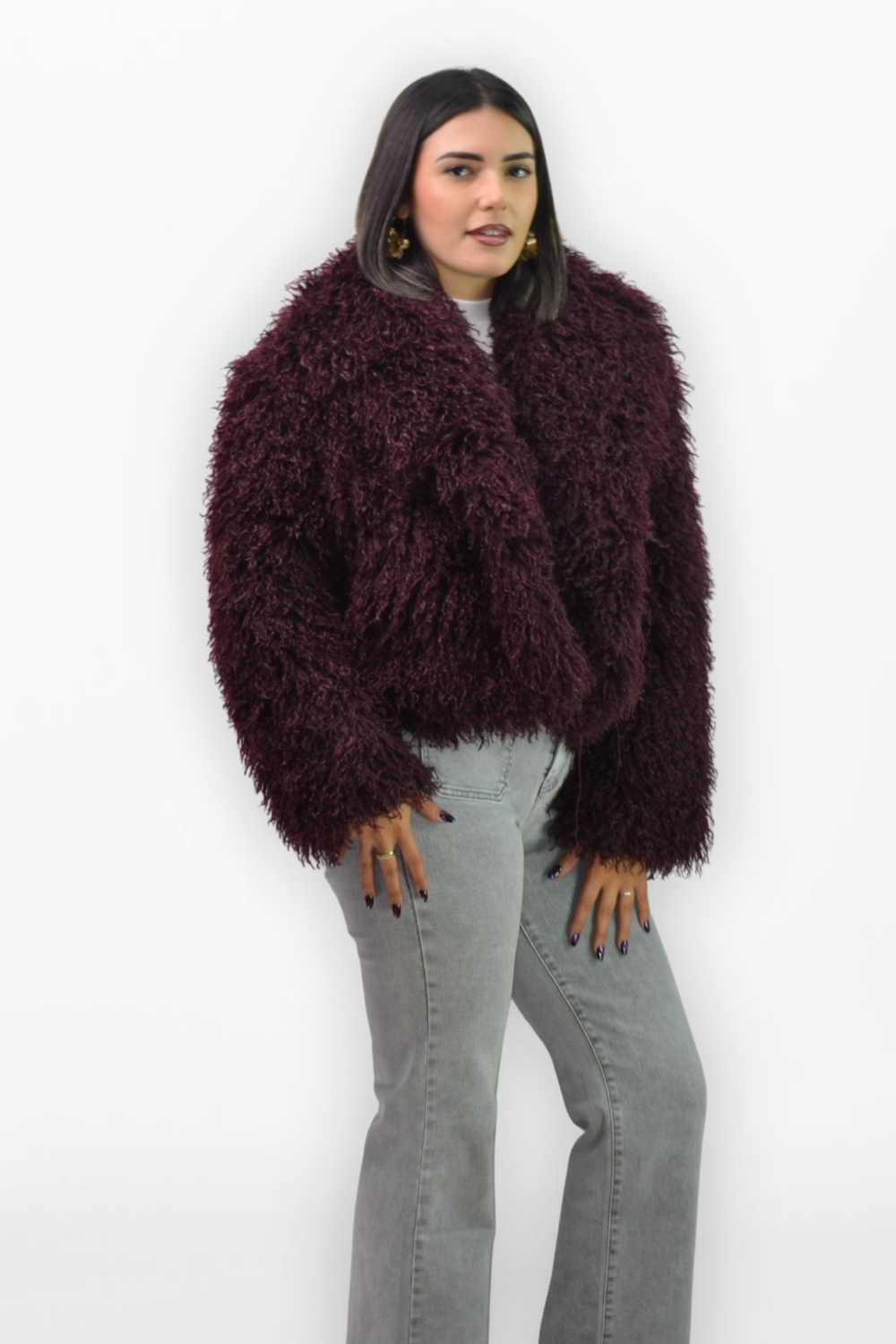 Scarlett Women Veste bordeau