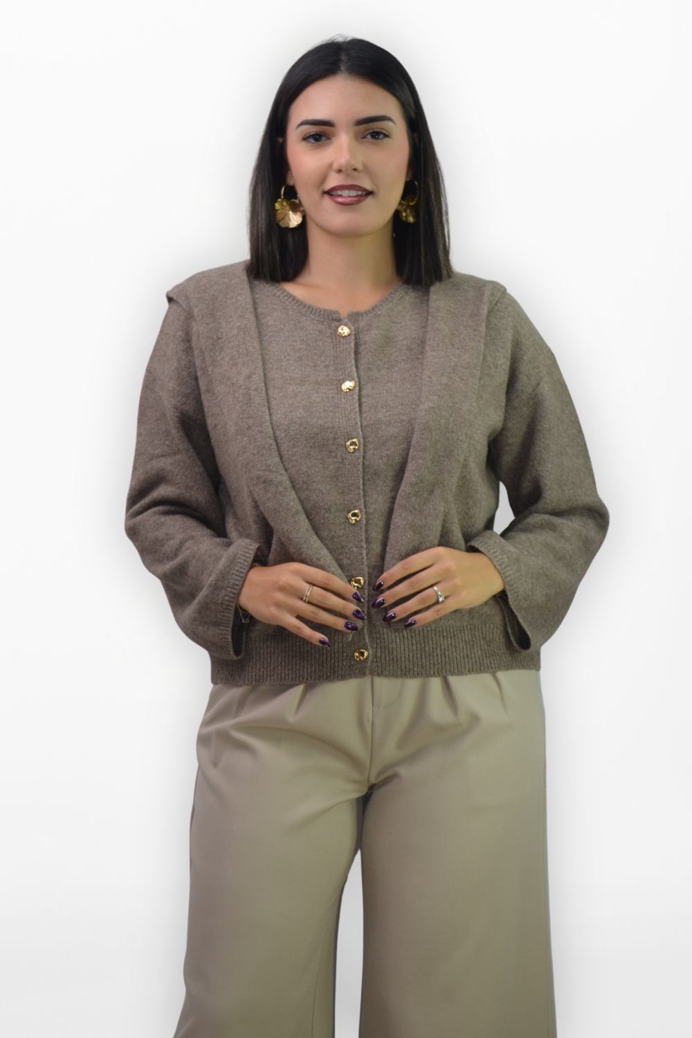 Fairamo Women Robe taupe