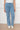Jean Femme Grande Taille Évasé à Taille Haute avec Boutons Latéraux - BLUE JEANS