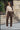 Women’s High-Waist Wide-Leg Jeans with Button Details - Choco