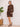Robe Courte Femme Texturée à Taille Froncée et Volants – Choco