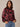Blouse Femme Imprimée Florale à Manches Longues - Noir