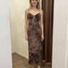 Robe longue femme Rosa à imprimé floral