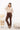 Jean Femme Taille Haute Coupe Évasée - Choco