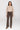 Rechte broek met hoge taille - Taupe