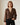 Blouse femme cache-cœur à imprimé botanique