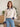 Damen-Pullover mit Polokragen und Kontrastdetails - Beige
