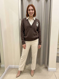 Pull femme Jalie en maille à coupe décontractée
