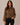 Blouse Femme Imprimée Léopard à Manches Longues - Camel