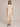 Robe Longue Femme Bi-Matière à Jupe Fluide – Taupe