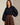Chemise Femme à Manches Ballon – Noir