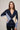 Cardigan Femme en Maille à Motif Argyle - Marine